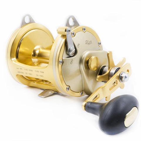 High-end Full Metal Gold ACT351 Drum Reels Casting Large Model Big Fish Trolling Wheel